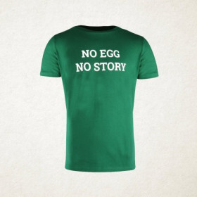 Big Green Egg Tričko NO EGG NO STORY zelenej farby