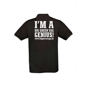Big Green Egg Polokošeľa Čierna Unisex Genius