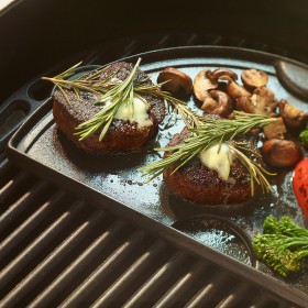 Platňa liatinová Plancha polkruh L