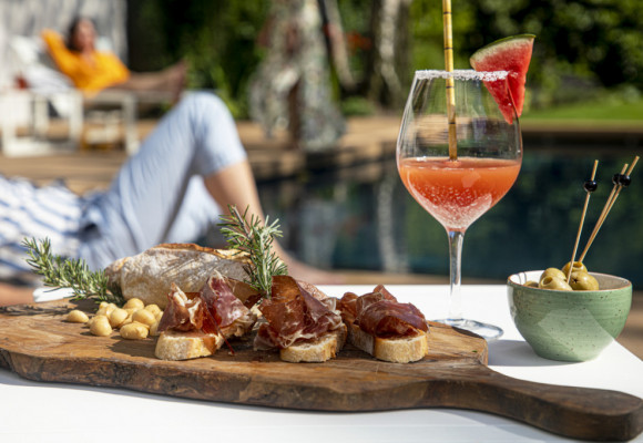 Letný melónový sen so šumivým sektom